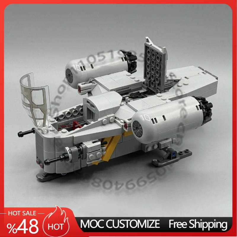 437-teiliges Weltraum-Kriegsmodell Midi-Scale Transport MOC Anpassbares Modulares Bausteine-Set Technologie Einfaches Modell DIY Spielzeug Weihnachtsgeschenk Image