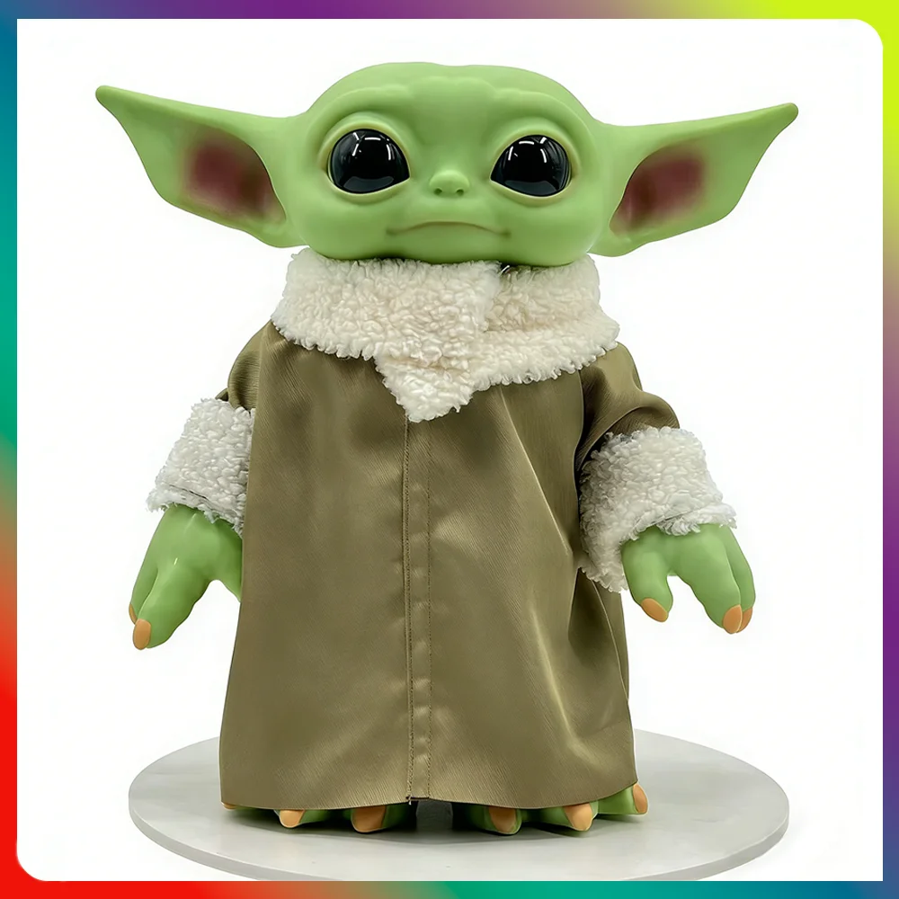 STAR WARS Baby Yoda The Mandalorian The Child Grogu 28 cm Action Figure in PVC Giocattolo Bambola per bambini Ornamento Regalo