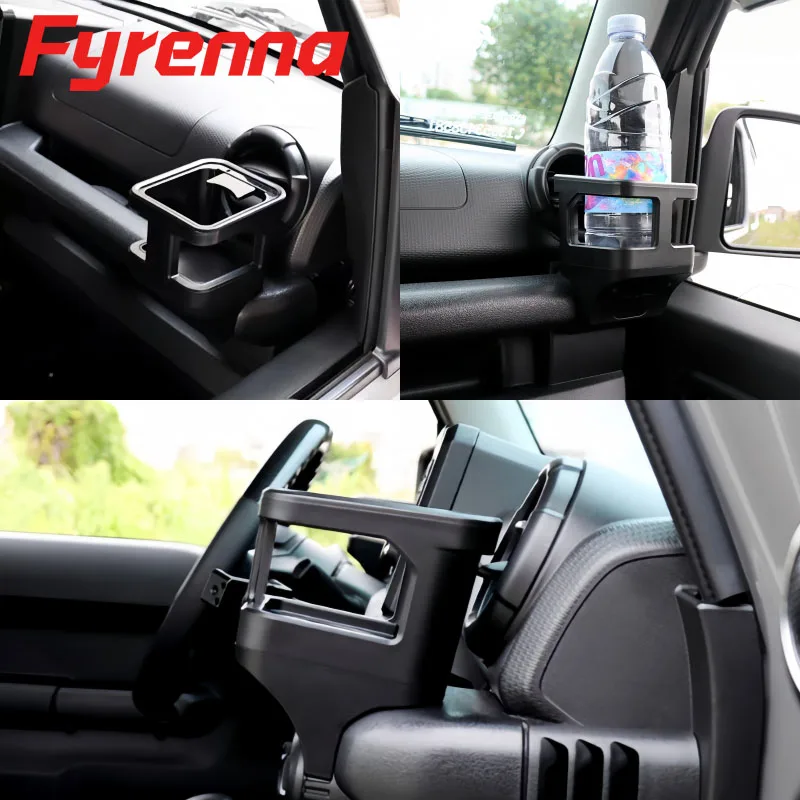 Für den neuen Jimny 2019: Armaturenbrett-Getränkehalter, Beifahrer-Getränkehalter, Auto-Getränkehalter, Lüftungsschlitz-Halterung Image