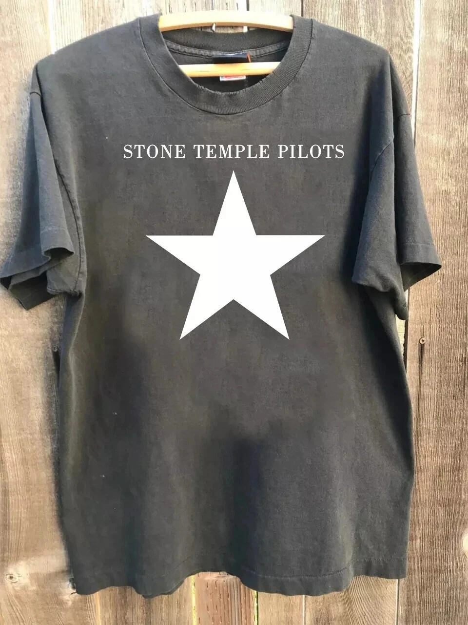 Damen Stone Temple Pilots Band Logo Grafik-T-Shirt aus Reiner Baumwolle, Atmungsaktiv, Kurzarm, Streetwear, Übergroß, Lässig Image