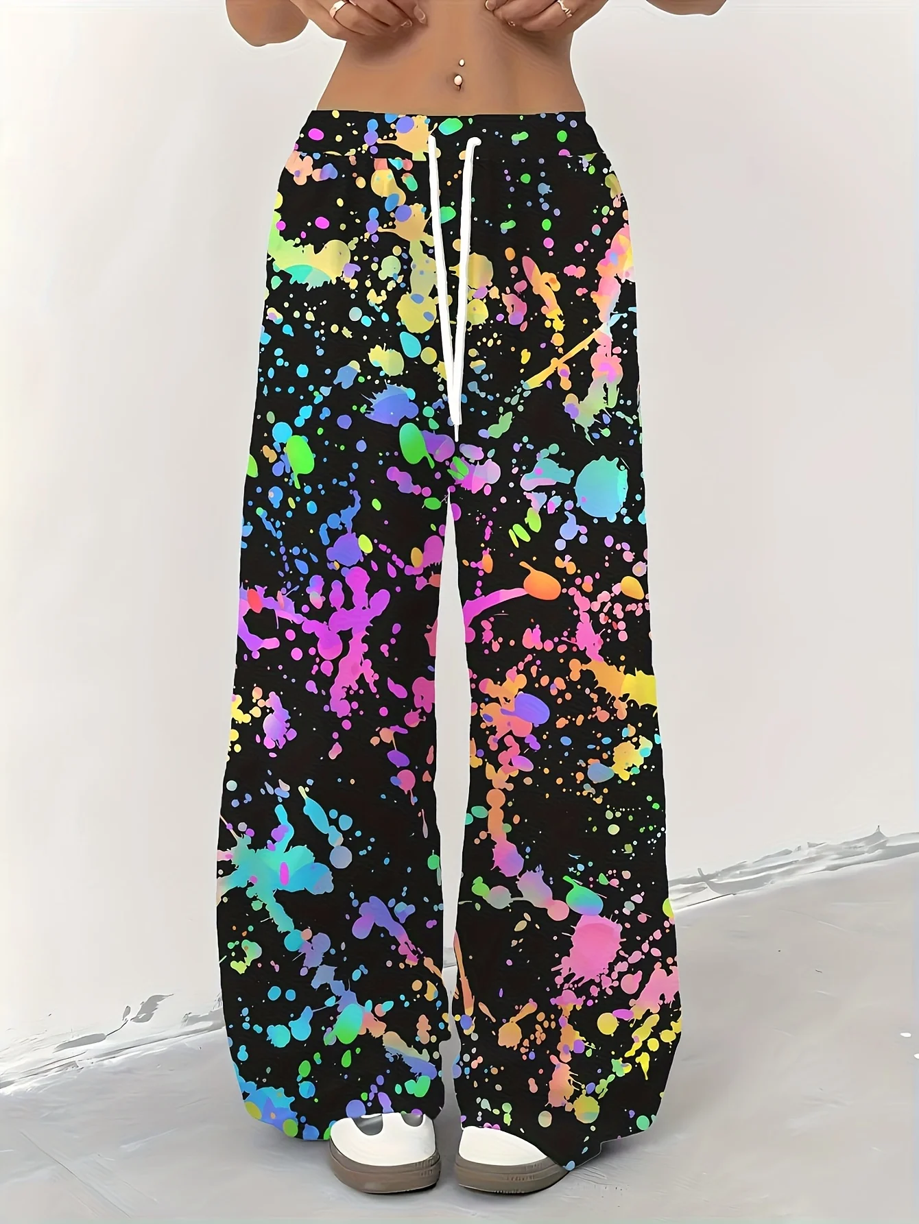 Sommerliche Street-Fashion-Hosen für Herren und Damen im personalisierten Graffiti-Gothic-Stil, 3D, schnell trocknend, lässig, sportlich, bequem Image