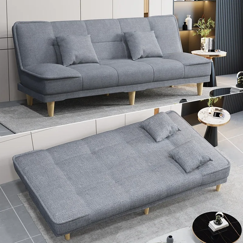 Klappbares Schlafsofa, Mehrzwecksofa, Wohnzimmer, kleine Wohnung, schmales Sofa, Tatami, einfaches Mietwohnungssofa