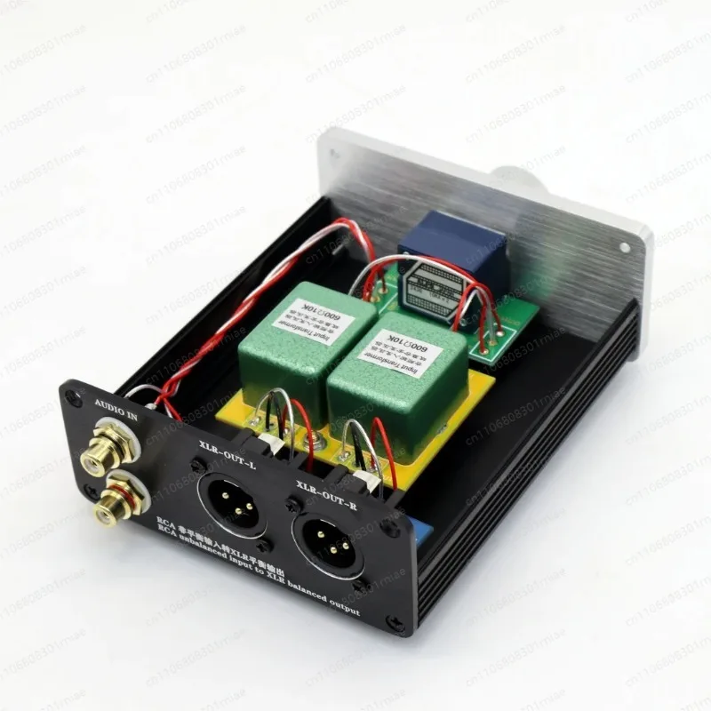 RCA unbalanciert zu XLR symmetrisch 600Ω:10K Boost Audio-Vorverstärker Image