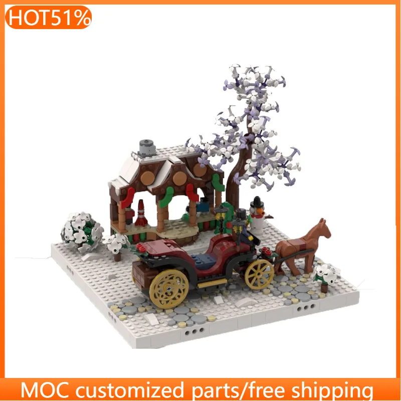 500 Stück Mittelalterliche Ausstellungsstücke 40602 40603 MOC Anpassbare Modulare Bausteine Kreatives Design Beliebtes DIY Festival Spielzeug Geschenk Image