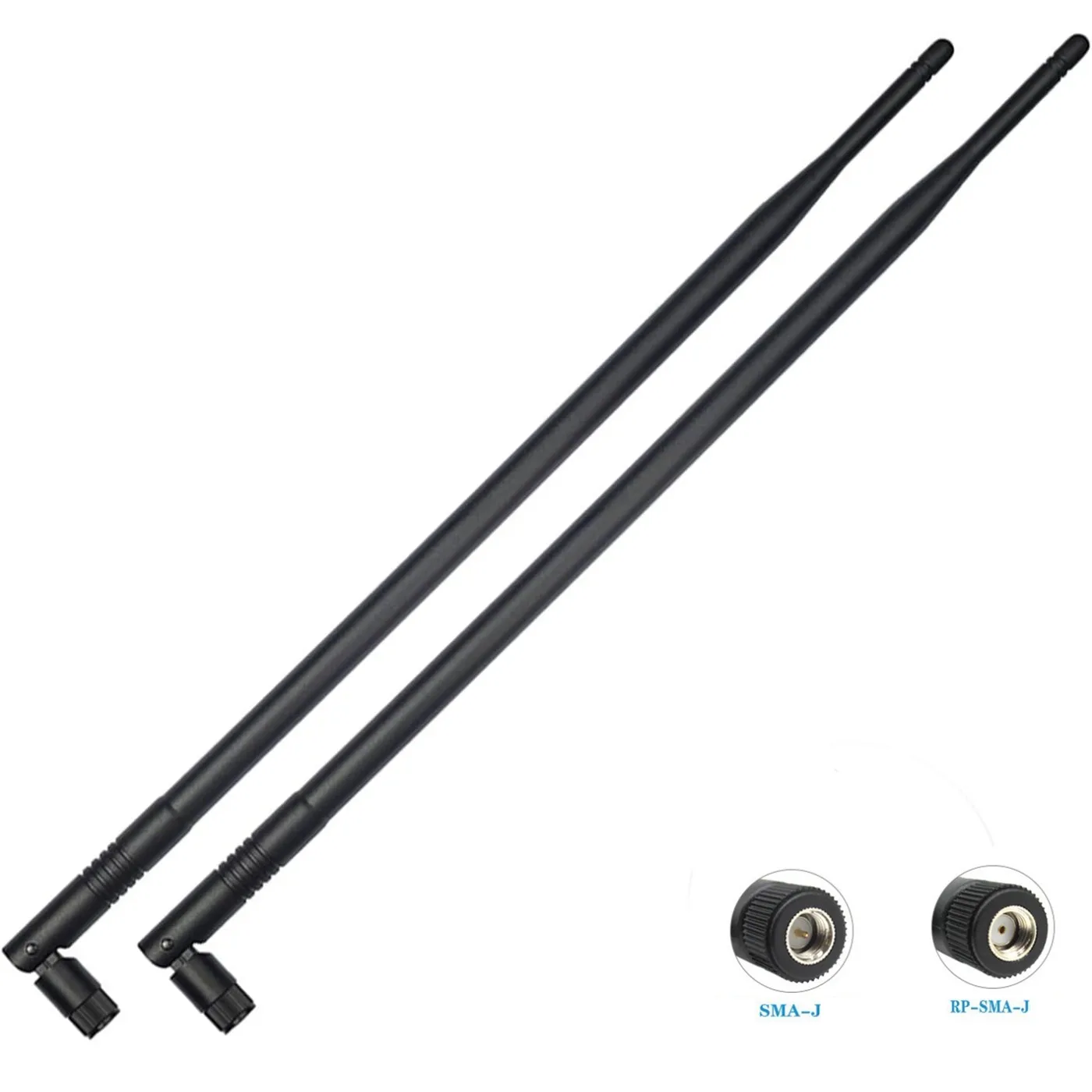 1 stücke 2400-2500 MHz 2,4G WiFi Gummi Stange Antenne Externe Omnidirektionale Antenne High Gain 7dBi für drahtlose Netzwerk Router Image