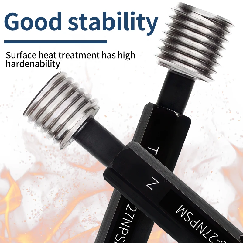 1 Pezzo Calibro per Filettatura Cilindrica NPSM, Strumento di Misurazione NPSM 1/8 1/4 3/8 1/2 3/4 1''-- 1''1/4 1''1/2 2''-- 2''1/2 3''--