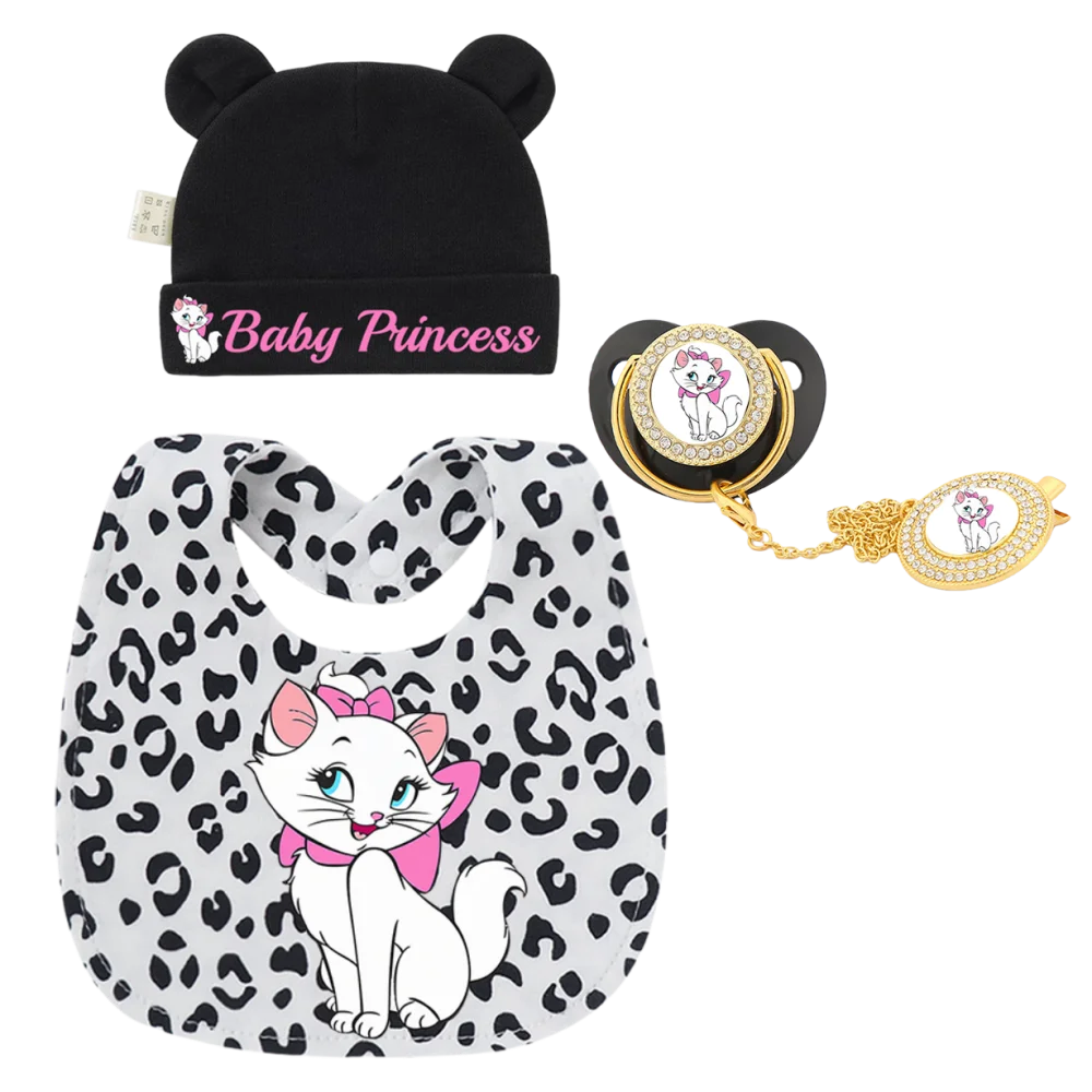 Neues Modell Baby-Beißspielzeug Schnuller Baby-Schnullerkette mit Clip Baby-Mütze Süßes Lätzchen Baby-Beißspielzeug Spezieller Schnuller Image
