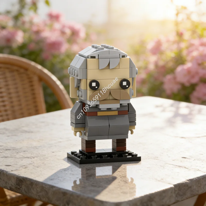 146-teiliges MOC Brickheadz Hodor Game of Thrones Modellbausatz Spielzeug Konstruktion Weihnachtsgeschenke DIY Bildungsidee Bausteine für Kinder Image