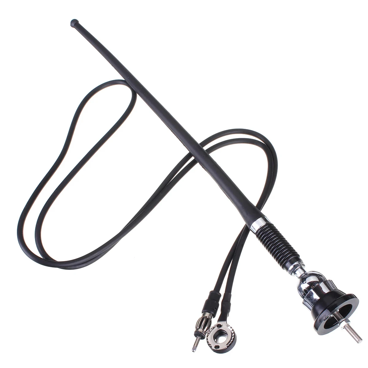 17'' Auto-Dachradioantenne AM-FM Gummi-Radioantenne mit 180-Grad-Drehbasis Flexible Dachmontage-Signalantenne für Fahrzeuge Image