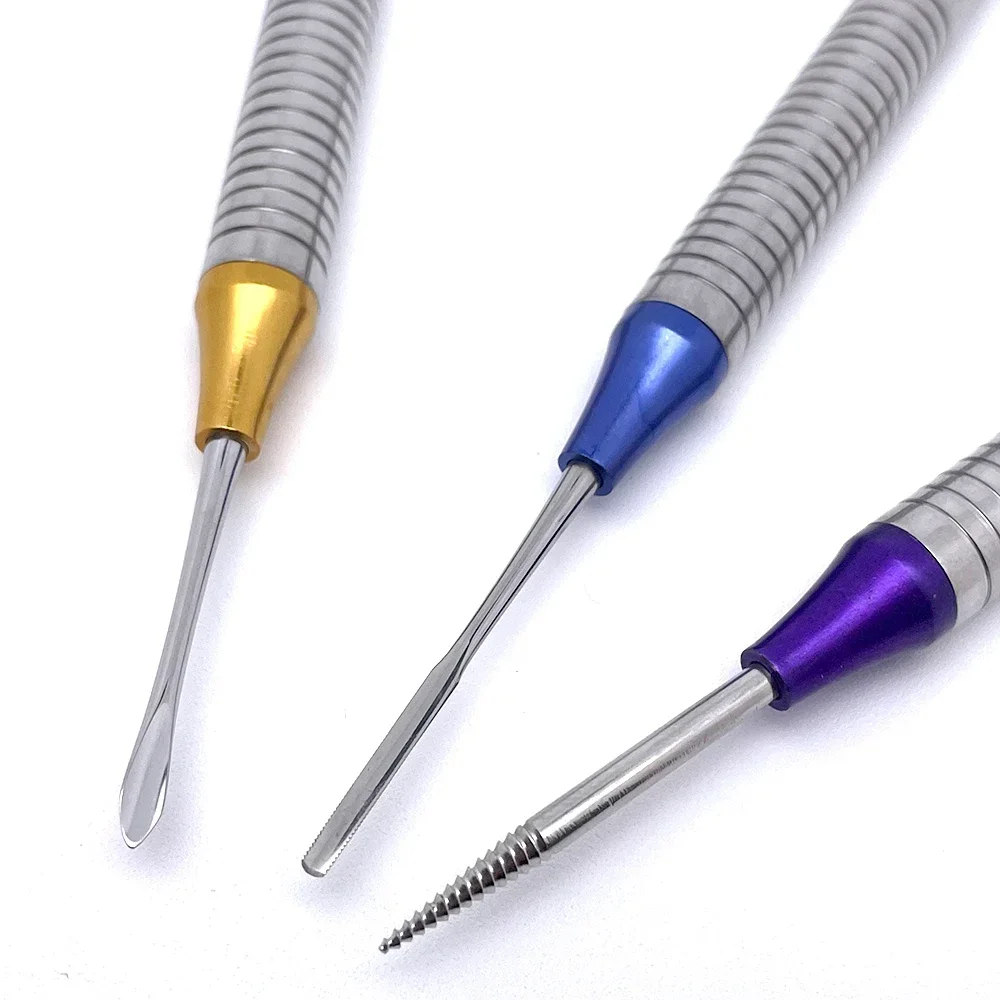 3 Teile/satz Dental Flex Periotom Power Kit Zähne Extraktion Zahn Extractor Titan Spitze Flexible Dental Parodontale Instrumente Image