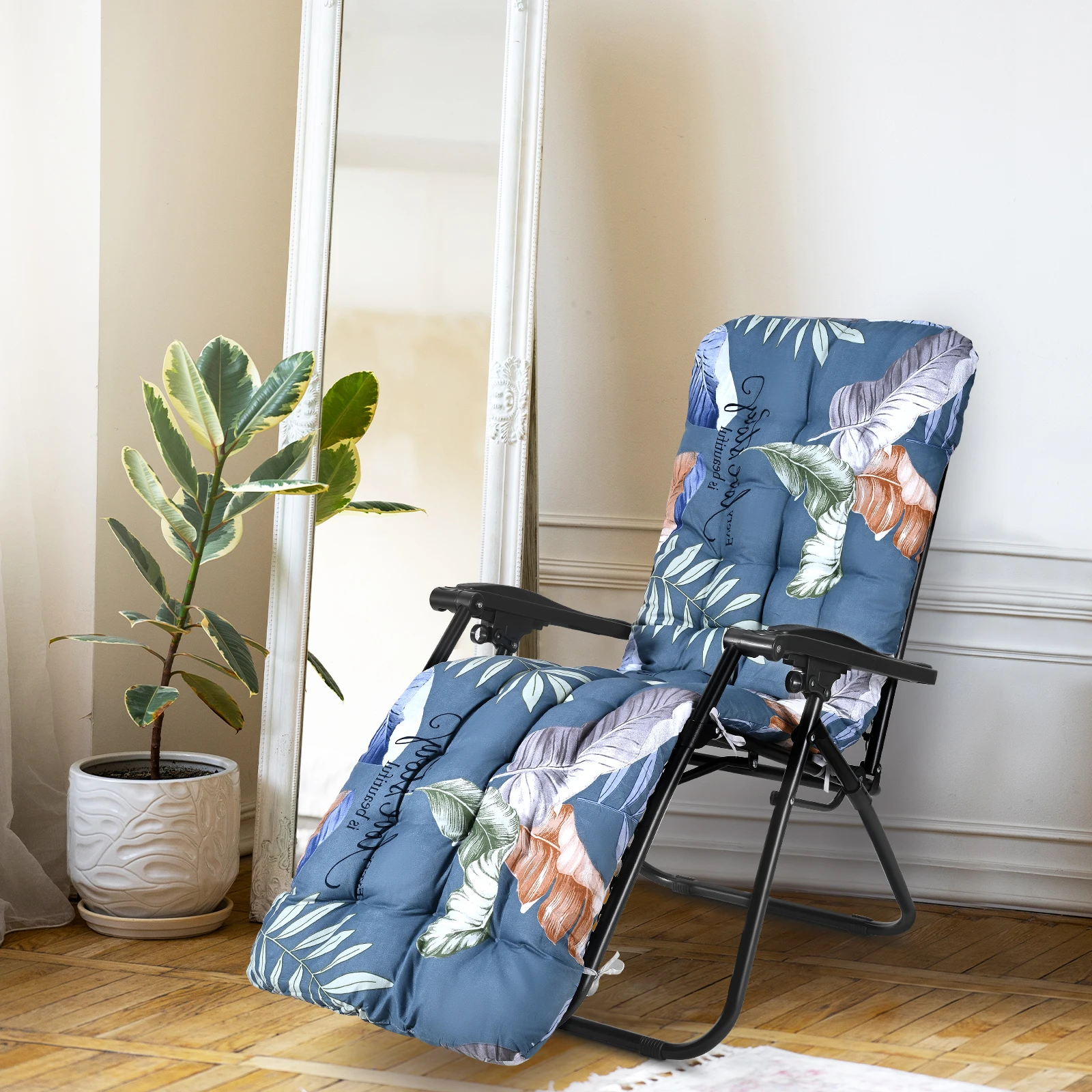 Liegestuhlkissen, Gartenliegenkissen, Sonnenliegenkissen, Polster für Gartenliegen, Liegestuhlkissen für Garten, Terrasse, Strandliege