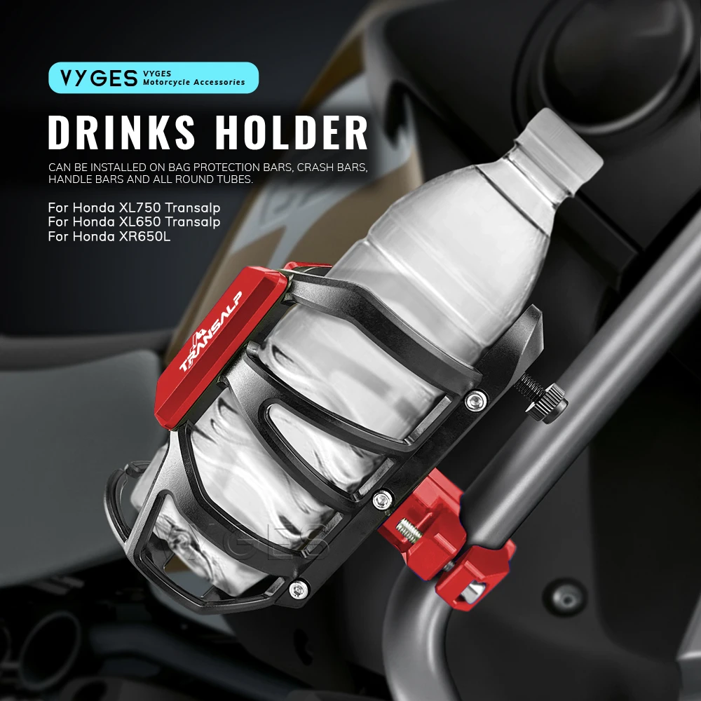 Motorrad-Getränkehalter Wasserflaschenhalter Becherhalter für Honda XL750 XL 750 XL650 XL 650 Transalp XR650L XR 650L Image