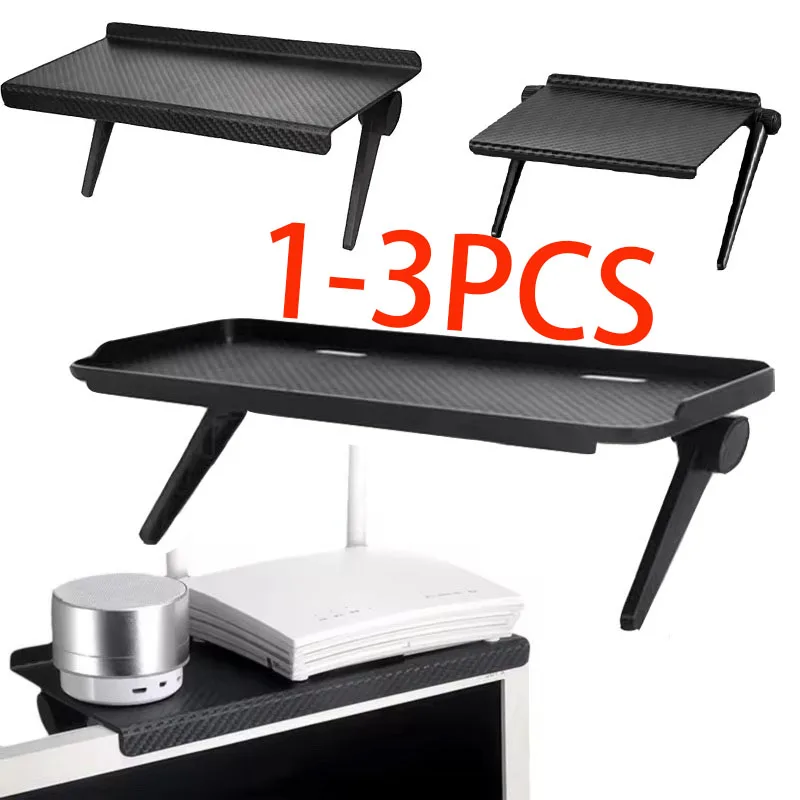 Einstellbare TV Bildschirm Top Lagerung Regal Computer Monitor Bildschirm Top Lagerung Rack TV Media Box Router Regal Rack Startseite Organizer