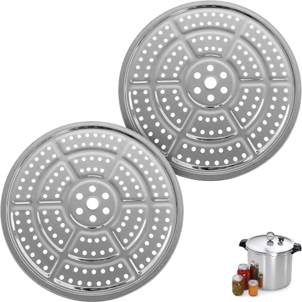 Rundes Dampfgarer-Gestell aus Edelstahl für den Haushalt, rostfrei, klassisches Dampfgarer-Tablett, Edelstahl-Schnellkochtopf-Einmachregal für Brot