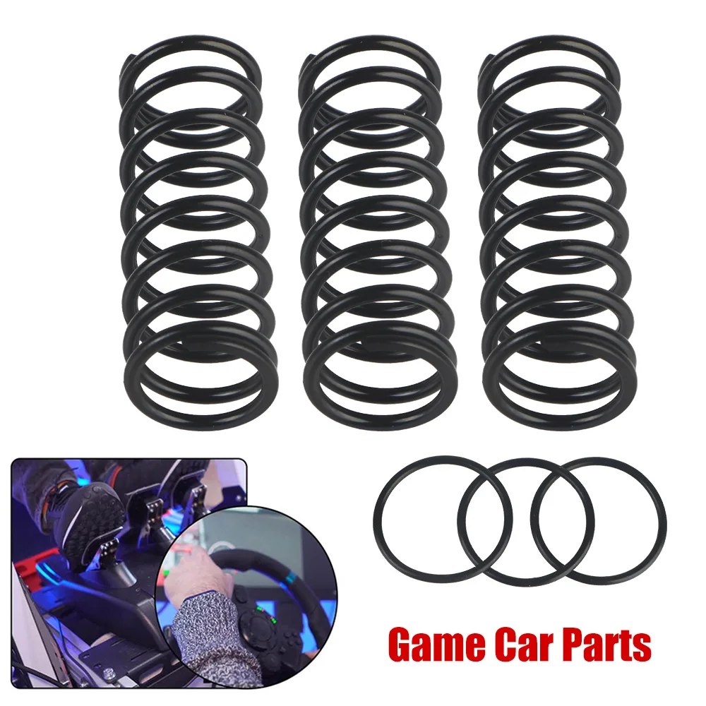 Upgrade Gas Bremse Kupplung Pedal Frühling Kit 3Pcs für Logitech G25 G27 G29 G920 Auto Racing Spiel Zubehör spiel Auto Teile Image