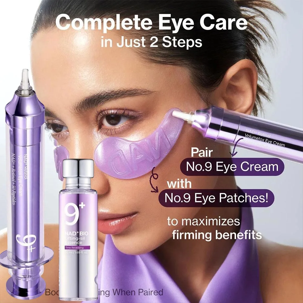 Nr. 9 NAD+PDRN Lift & Firm Augencreme Feuchtigkeitsspendende, nährende Gesichtsessenz Gesichtshaut Aufhellende Essenz Koreanische Hautpflege Image