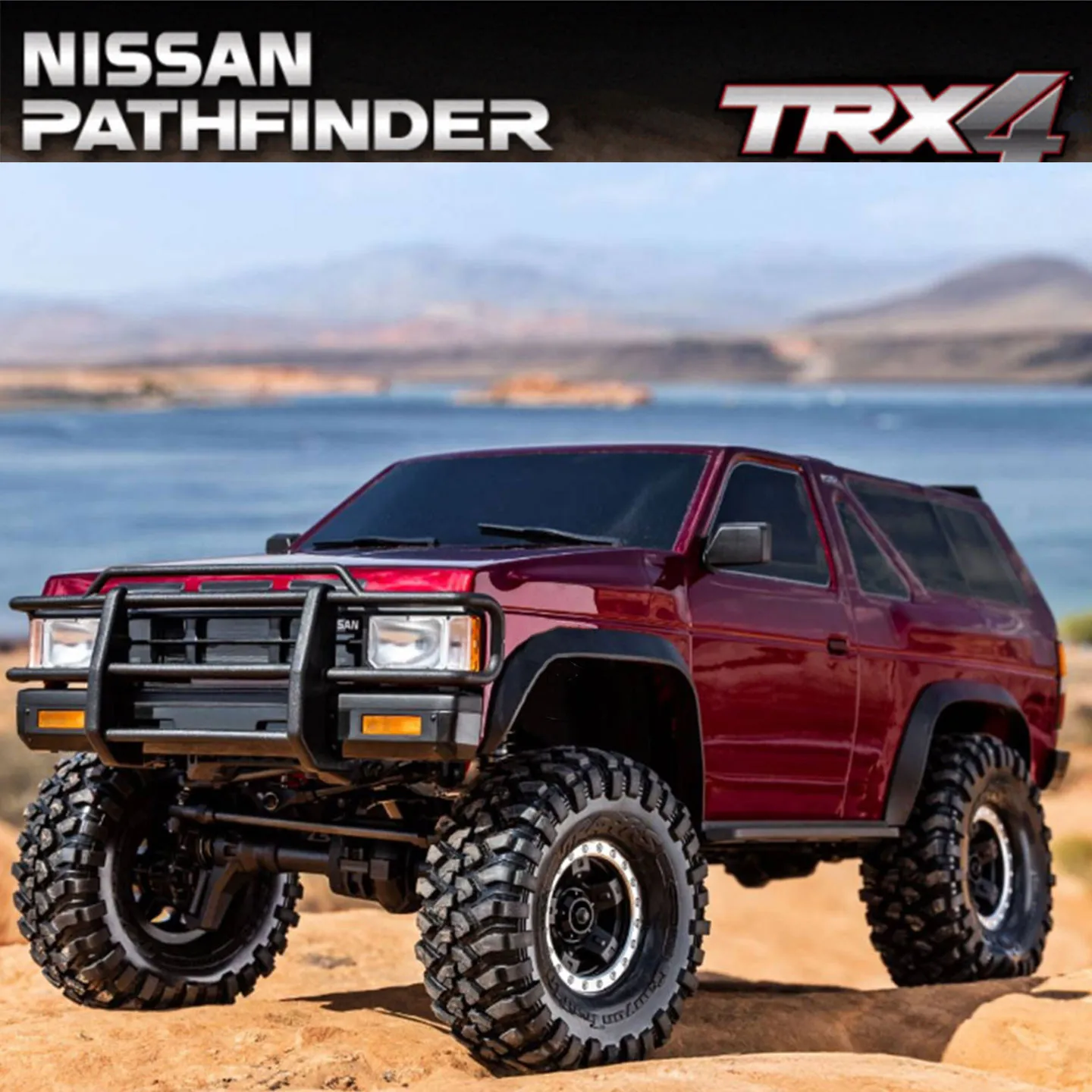 Traxxas TRX-4 Scala 1/10 Pathfinder RC Rock Crawler Elettrico, Veicolo Fuoristrada Simulato 4WD Pronto all'Uso RTR # 110056-4