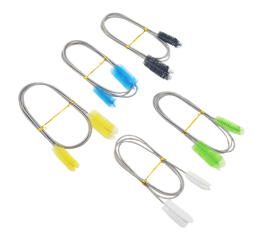 Aquarium Reinigungsbürste für Wasserfilterpumpe Lily Rohr Luftschlauch Schlauch Edelstahl Aquarium Bürste Wasserpumpe Zubehör Image