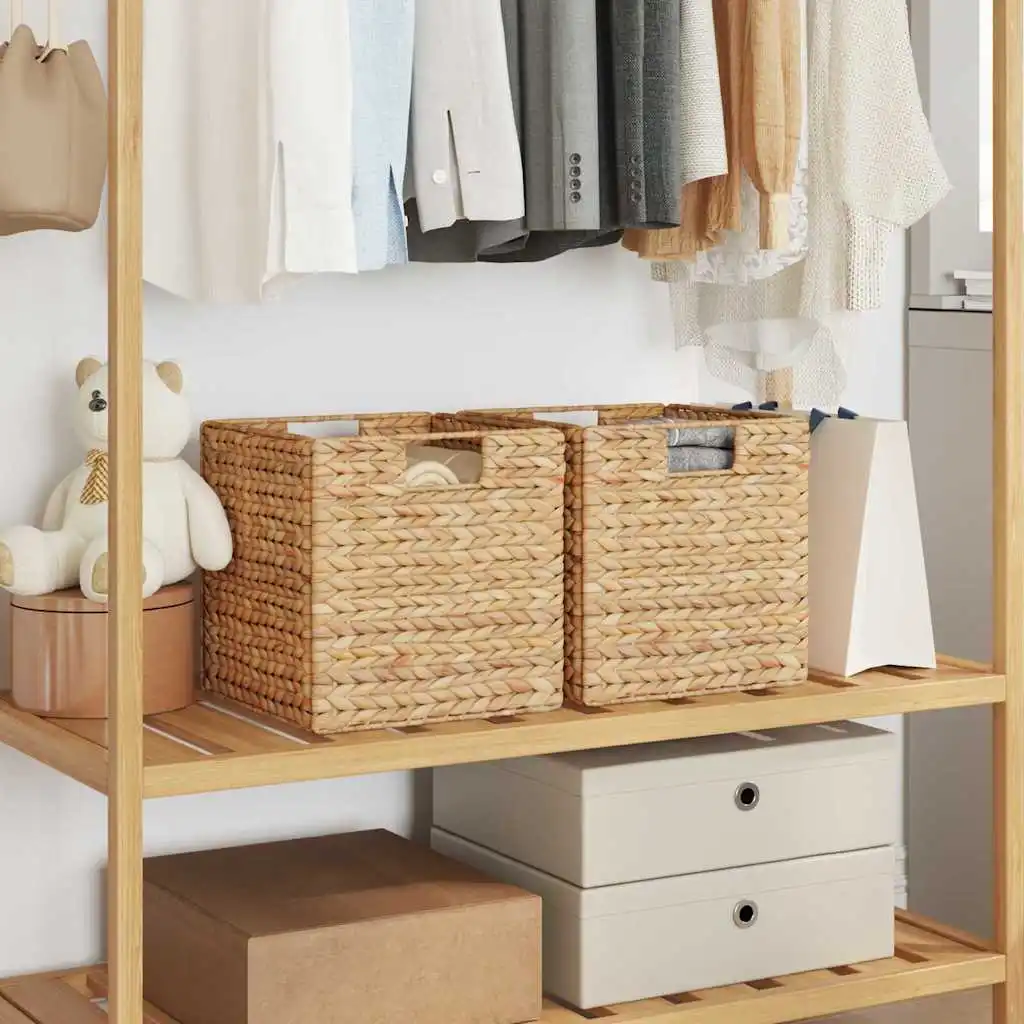 Aufbewahrungskörbe, 2 Stück, Natur, 28 x 28 x 28 cm, Werkzeugaufbewahrungsbox, robust, langlebig, verschiedene Größen erhältlich