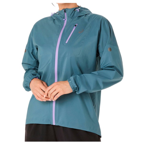 Asics - Women's Fujitrail Elite Waterproof Jacket - Laufjacke Gr XS türkis