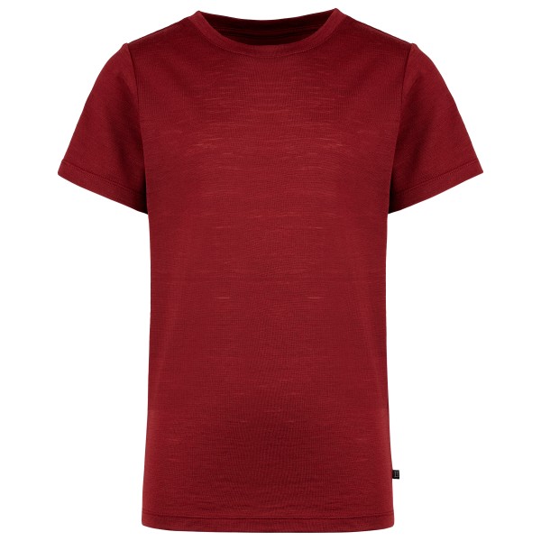 Heber Peak - Kid's MerinoMix150 PineconeHe. II T-Shirt - Merinoshirt Gr 152 rot