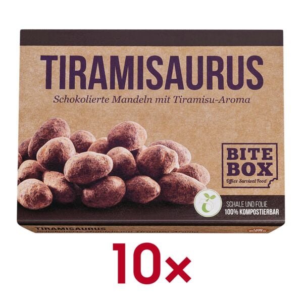 BiteBox 10x Schokomandeln »Tiramisaurus« 65 g Image