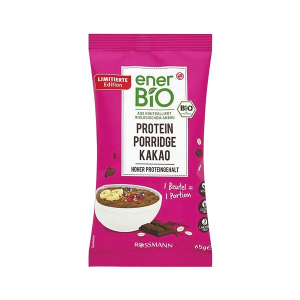 enerBIO Bio Trockenmischung für Haferbrei »Protein Porridge Kakao« 65 g Image