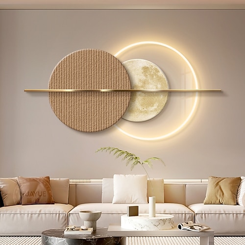 Lightinthebox 1-Licht 100 cm LED-Wandleuchten, Wandleuchten, modernes Licht, Luxus-Stil, Schlafzimmer, Esszimmer, Kunstharz-Wandleuchte, 110–120 V, 220–240 V Image