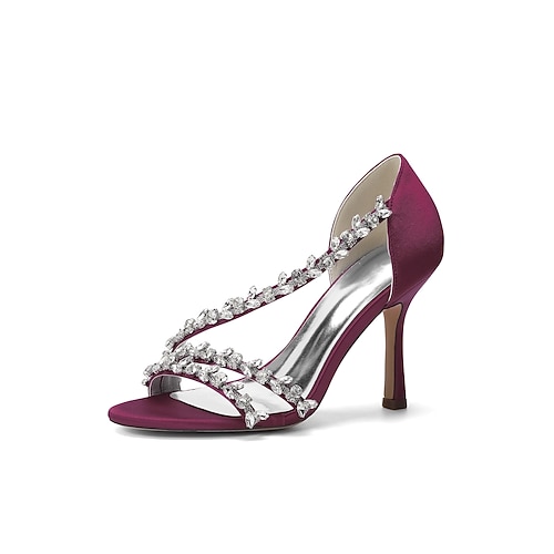 Elegante Brautpumps mit Kristallverzierungen in Nude – perfekt für Hochzeiten in der Stadt Image