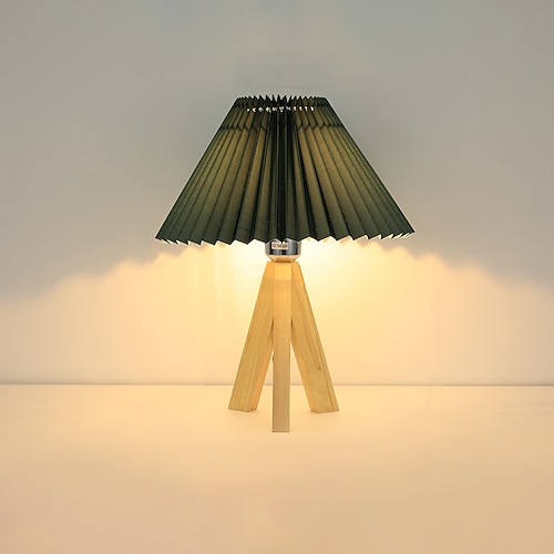 led tischlampe leselicht dekorativ modern zeitgenössisch nordisch für innen / büro holz 85-265v weiß Image