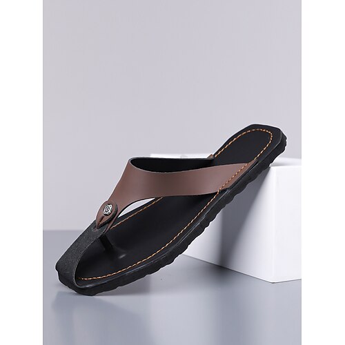 Herren-Sandalen aus Kunstleder – vielseitig, stylisch und bequem für Pool und Resort-Abenteuer Image