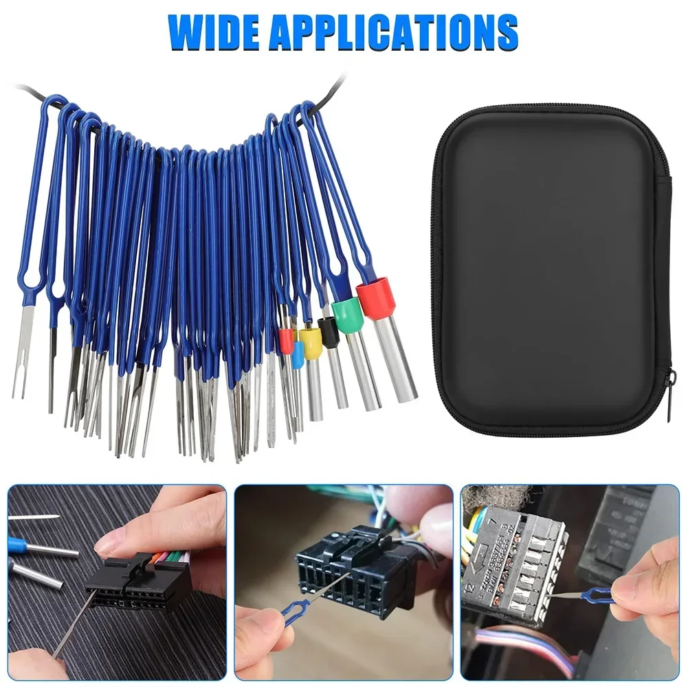 36Pcs Terminal Removal Tool Kit Depinning Tool Elektrische Stecker Pin Entfernung Auto Terminals Demontage Hand Werkzeuge Stecker Puller Image
