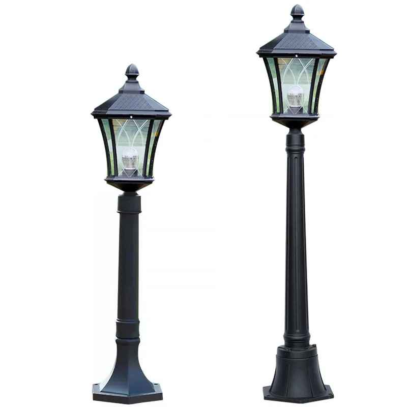 Moderne einfache Rasen lampe Gartenweg wasserdichte Landschafts beleuchtung Outdoor Park Villa Straße High Pole Beleuchtung Dekor Leuchten Image