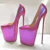 Crossdresser Stilettos Sexy 30 cm Ultra Dünne High Heels Spitz Schuhe Frau Wasserdichte 12 Zoll Pumpen Zapatos Mujer Große größe