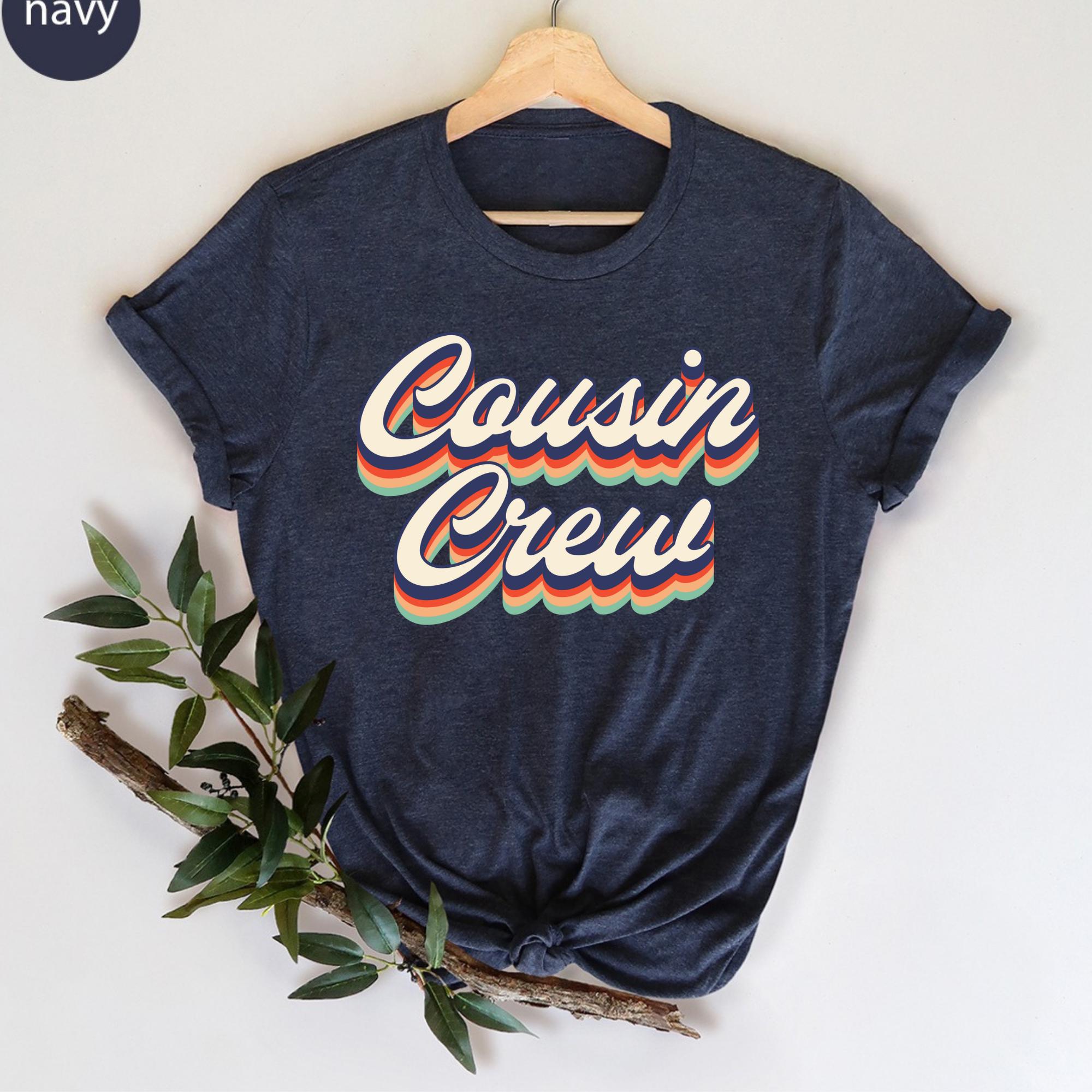 Maglietta Cousin Crew, Magliette Cousin Crew retrò, Magliette Cousin Crew per bambini, Maglietta da vacanza Cousin Crew, Magliette Cousin Crew abbinat