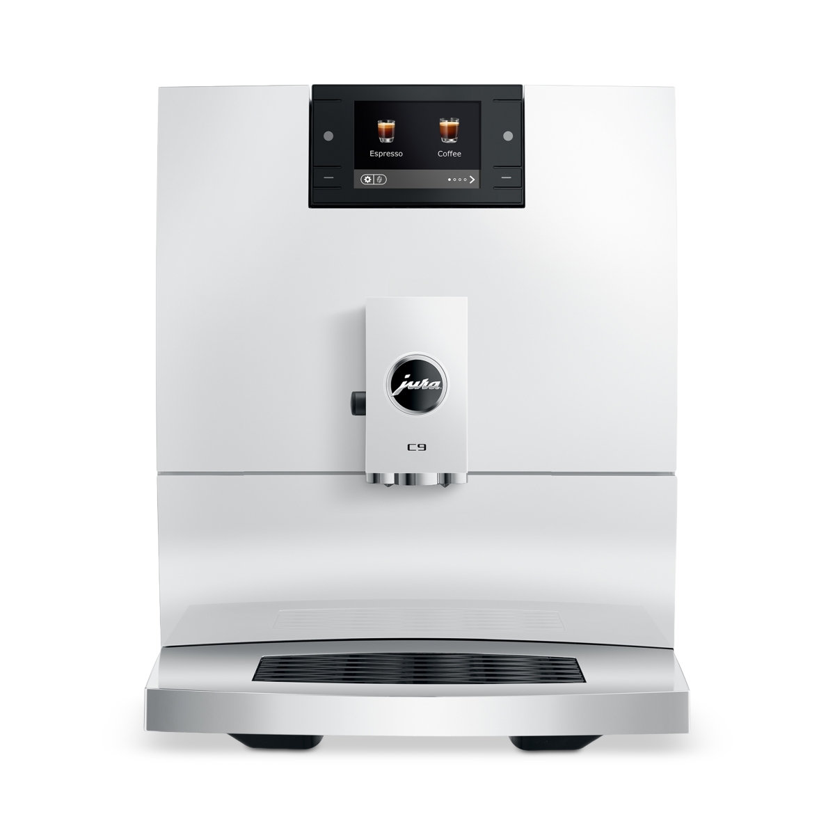 Jura C9 Coffee & Espresso Maker with Frothing - Piano Whit