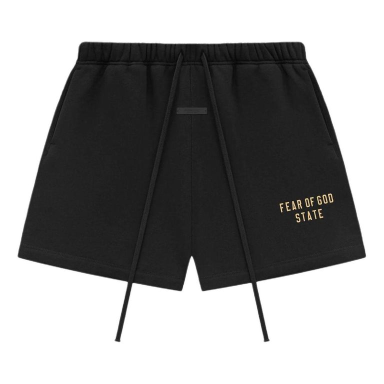 Fleece Soccer Short - Black - Fear Of God Shorts