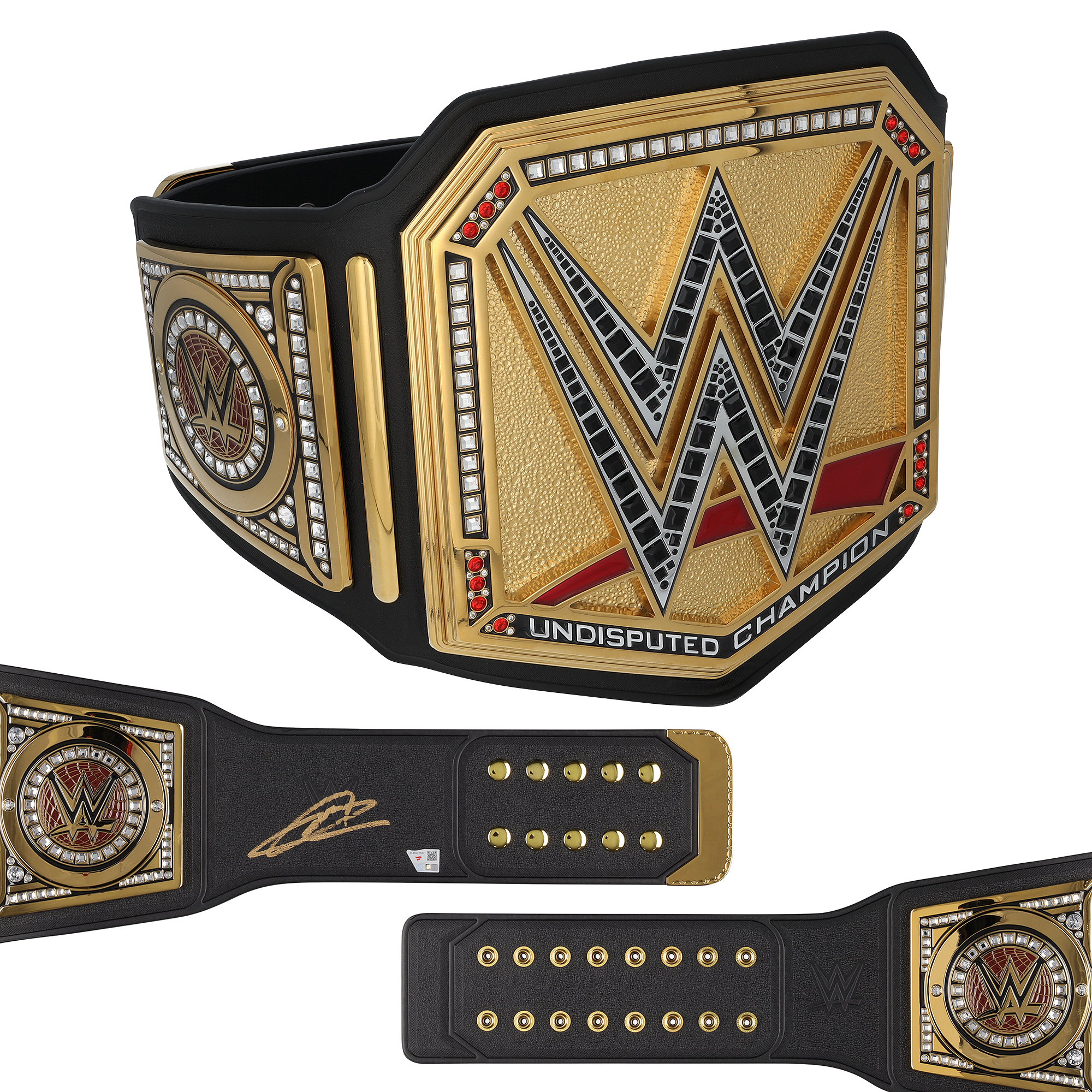 "WWE Drew McIntyre signierter Replika-Titelgürtel der World Heavyweight Championship" Image