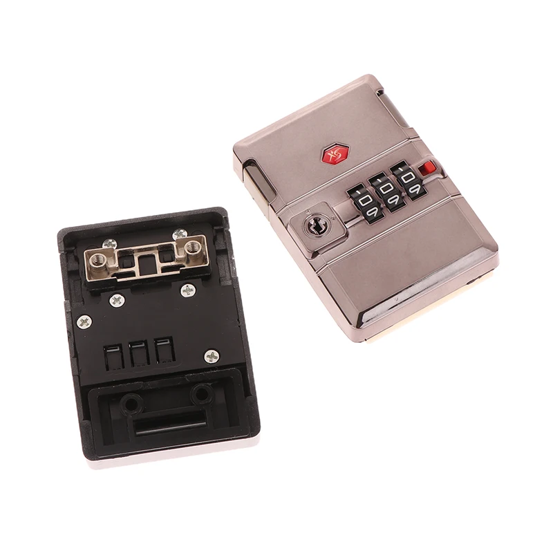 Metall-Zahlenschloss 3-stellige Kombinationsschloss für Reisekoffer, Gepäck, Truhen, Hardware-Schloss, codiertes Schließfach, Geschenkbox-Vorhängeschloss Image