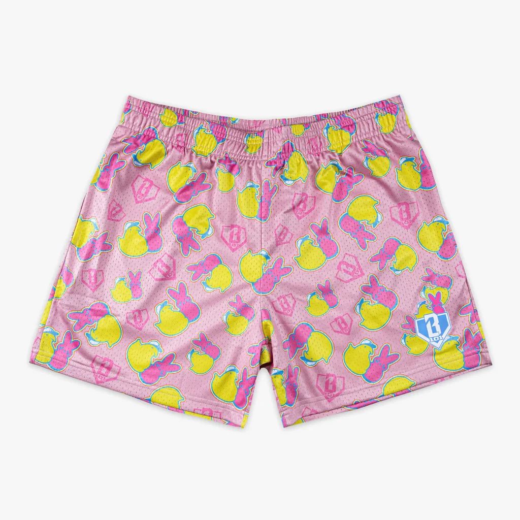 Sommerneue Baseball-Lifestyle-Shorts für Kinder/Jugendliche 101 Field Of Peeps, übergroß, atmungsaktiv, schnell trocknend ﻿ ﻿ Sportshorts Herren Image
