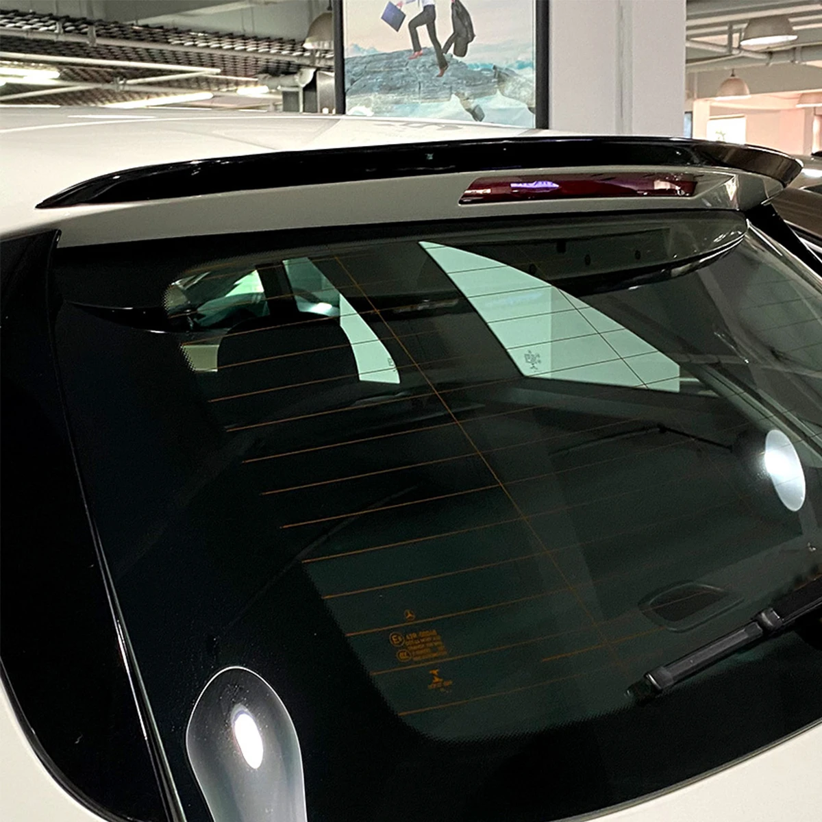 Heckspoiler für Mercedes-Benz C-Klasse Kombi S205 2015-2020 Auto-Heckspoilerlippe Glänzend Schwarz Image