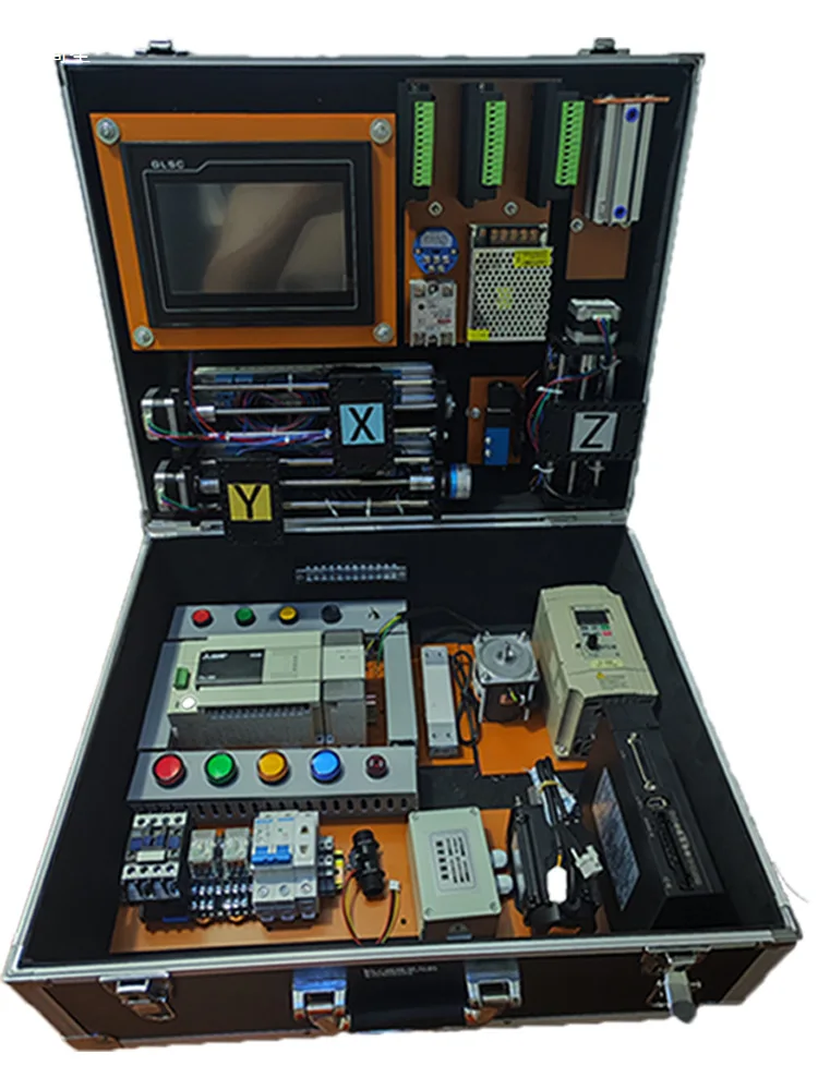 SPS-Lernchassis FX3U Testkammer Programmierung Unterricht Ausbildung Automatisierung Controller SPS-Lernkit Image