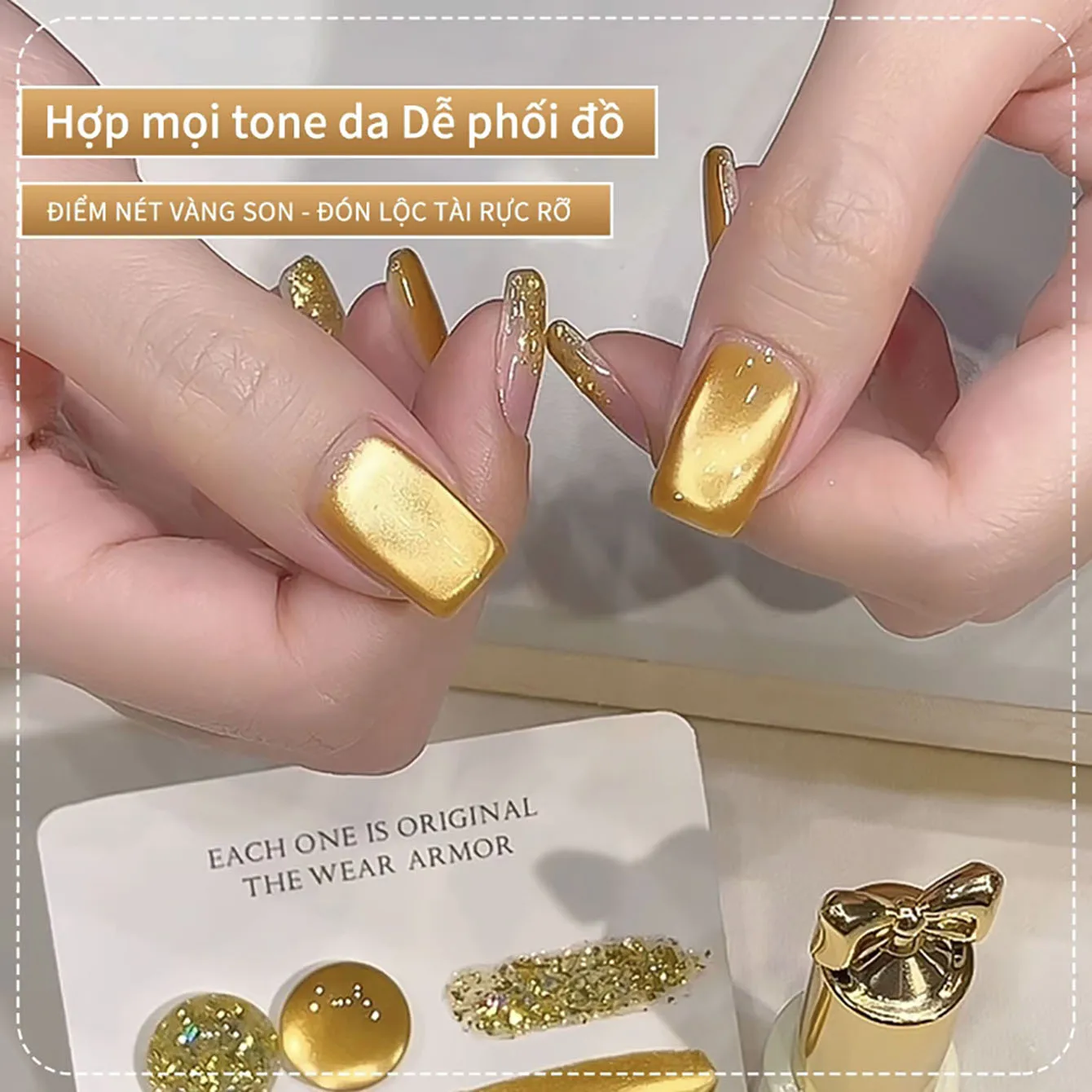 MIANEL 10ML Speziell Gemischter Goldener Osmanthus Katzenauge-Nagellack Gel 2026 Neuer Stil Vielseitiger Katzenauge-Nagellack Nagelkunst-Set