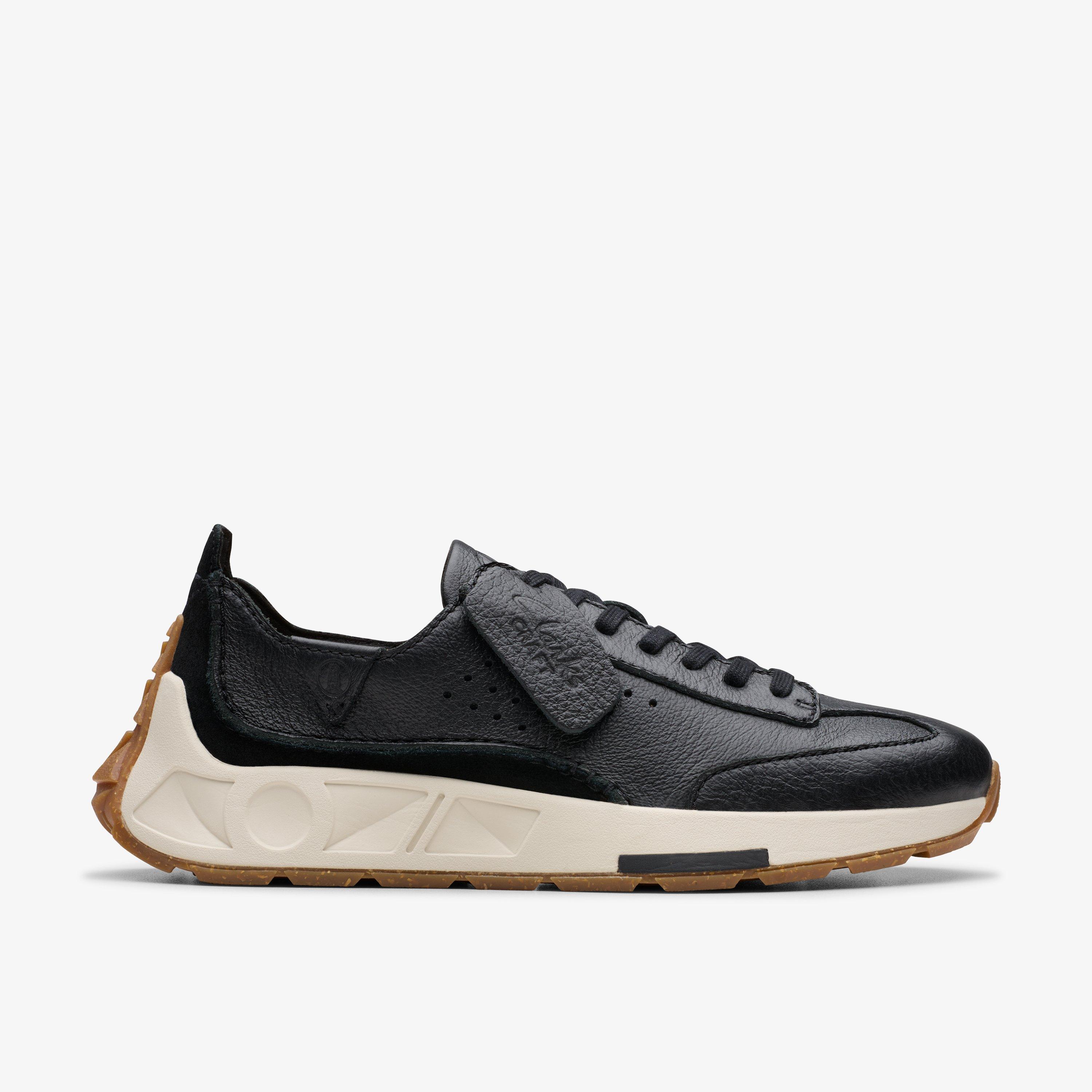 Craft Speed. Schwarze Leder-Sneaker EU 36,5 / UK 3,5
