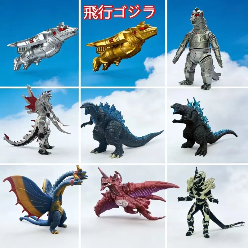 Hot Godzilla Serie Action Figure Flying Attitude Machine Godzilla Radiante Godzilla King Kidora Monsters PVC Modello Giocattolo Regalo per bambini