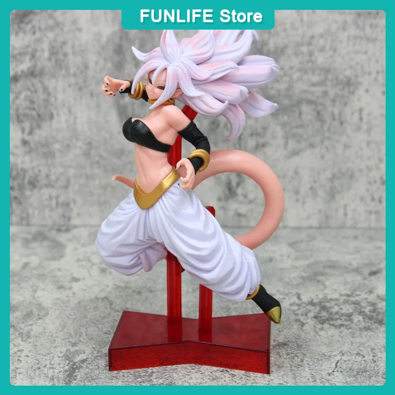 21 cm große Anime-Figur – Anime-Filmversion – Android 21 (weibliches Buu), Actionfigur, Modellfigur in Box