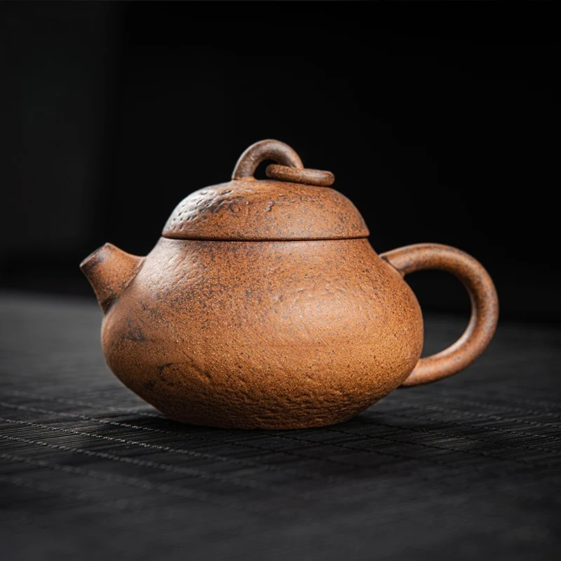 100ML Retro Japanischen Stil Topf Teekanne Kung Fu Grobe keramik Tee, Der Gerät Tee-ei Tee Wasserkocher Chinesische Kleine teekanne Image