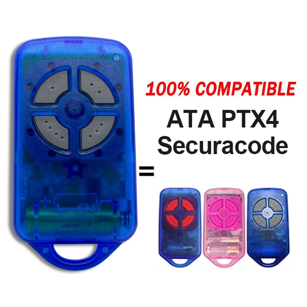 ATA PTX4 PTX-4 Securacode 433,92 MHz Tor-Garagentor-Fernbedienung Image
