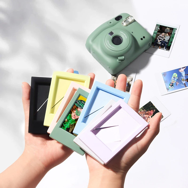 3-Zoll Kinder-Wachstums-Erinnerungsfotorahmen, Geeignet für Instax Mini 12/11/Evo/40/7+/25/90/99/Se/Link2/3 Sofortfotos, Kompatibel mit Fujifilm Instax Mini Filmrahmen Image