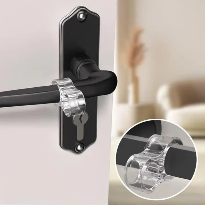 Silikon-Stopper, Antikollisions-Pads für Schrankgriffe, Transparente Silikon-Schutzpolster, Türstopper, Möbelschutz-Pads Image